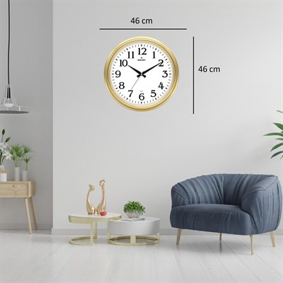 Gold 46 Cm Modern Duvar Saati