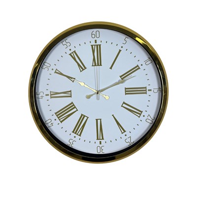 Gold Altın Zarafet 52 x 52 Cm Duvar Saati