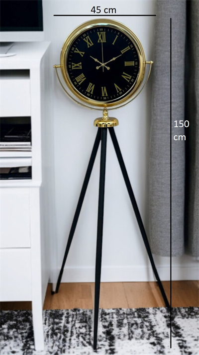 Gold Asalet Tripod Ayaklı Saat