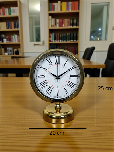 Gold Asaleti Roma 25 x 20 Cm Metal Masa Saati