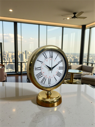 Gold Asaleti Roma 25 x 20 Cm Metal Masa Saati