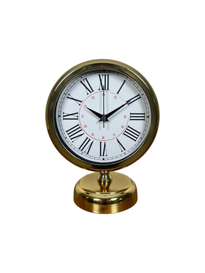 Gold Asaleti Roma 25 x 20 Cm Metal Masa Saati