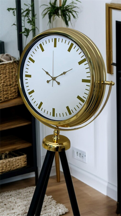 Gold Balance Tripod Ayaklı Saat