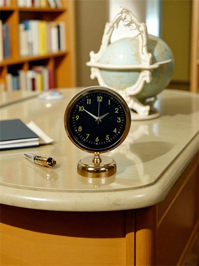 Gold Harmony 25 x 20 Gold Metal Masa Saati