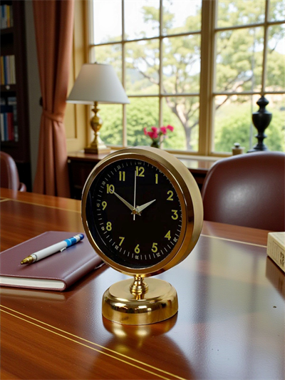 Gold Harmony 25 x 20 Gold Metal Masa Saati