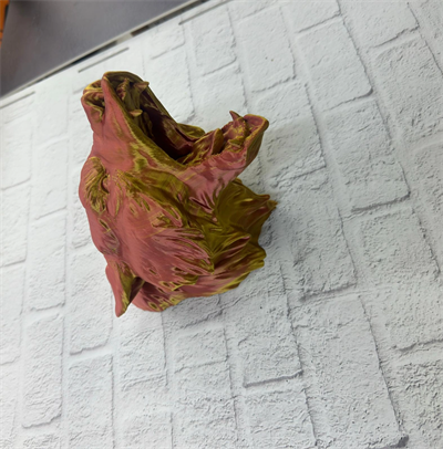 Gold Kırmızı Jaguar Duvar Dekoru Asılabilir Hediyelik 3D Heykel 20x16 cm