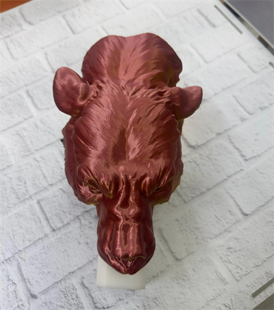 Gold Kırmızı Jaguar Duvar Dekoru Asılabilir Hediyelik 3D Heykel 20x16 cm