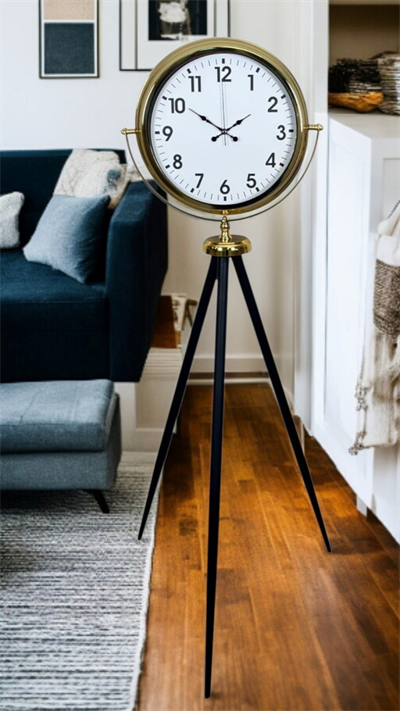 Gold Klasik Tripod Ayaklı Saat