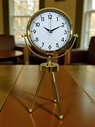 Gold Luxury Modern Üç Ayaklı Masa Saati