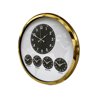 Gold Modern 52 Cm Dünya Saati