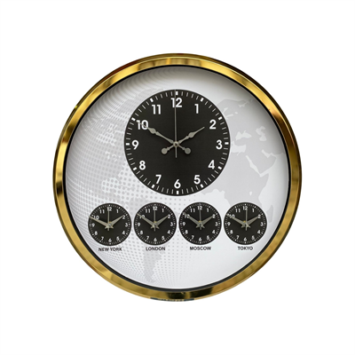 Gold Modern 52 Cm Dünya Saati