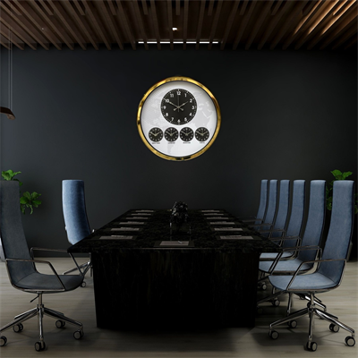 Gold Modern 52 Cm Dünya Saati