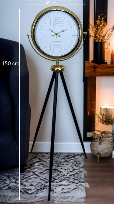 Gold Noble Radiance Tripod Ayaklı Saat