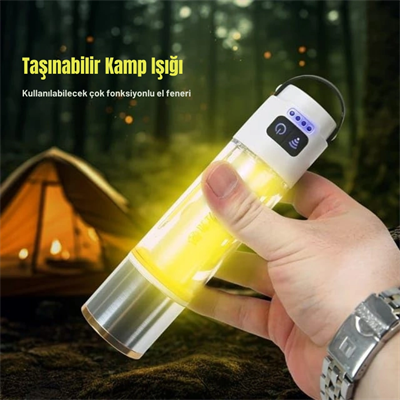 Gold Police Gp-222 Çok Fonksiyonlu Kamp Lambası 1000 Lümen
