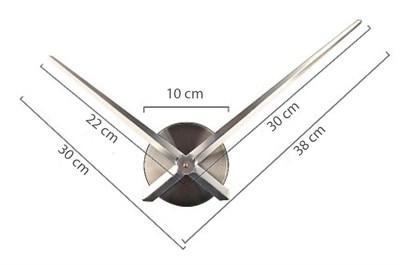 Gold Roma Rakamlı Kendin Yap Duvar Saati