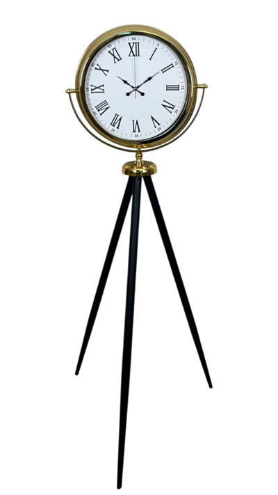 Gold Roma Rakamlı Lüks Tripod Ayaklı Saat