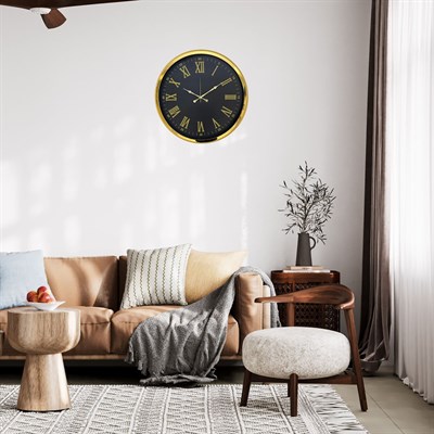 Gold Roma Victoria 52 x 52 Cm Duvar Saati