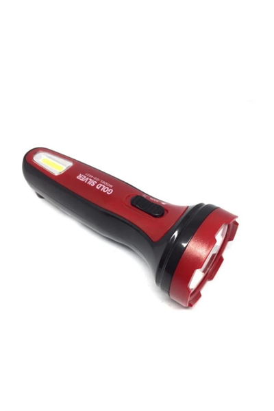 Gold Sılver Gs-4531 3 Watt+1 Watt Cob Ledli Şarjlı El Feneri