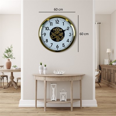 Gold Standart 60 Cm Çarklı Duvar Saati