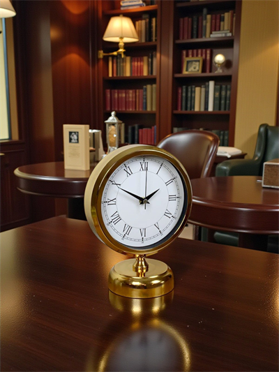 Golden Edge 25 x 20 Gold Metal Masa Saati