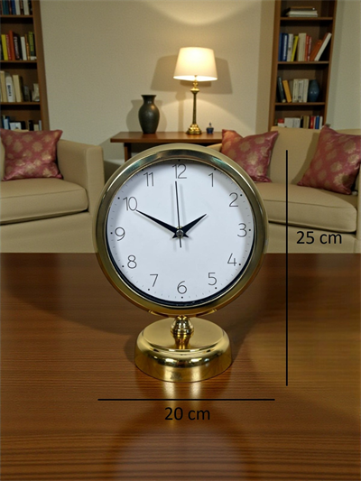 Golden Time 25 x 20 Cm Metal Masa Saati