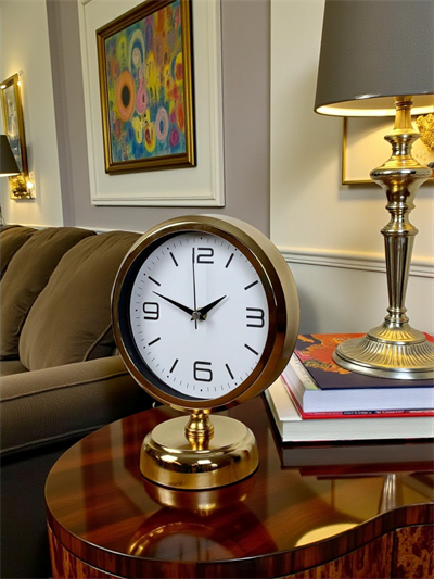 Golden Touch 25 x 20 Gold Metal Masa Saati