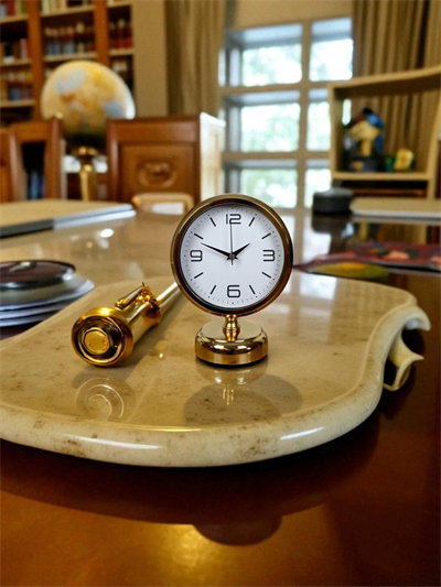 Golden Touch 25 x 20 Gold Metal Masa Saati