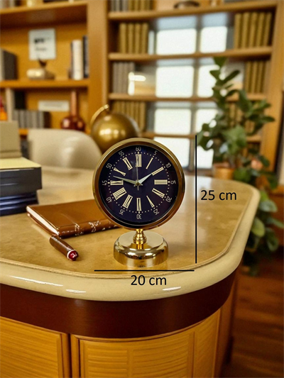 Goldora 25 x 20 Gold Metal Masa Saati