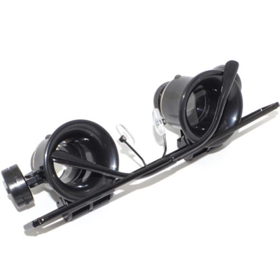 Gözlük Model Çıft Led Aydınlatma ,saat Onarımı Için Harika Büyüteç