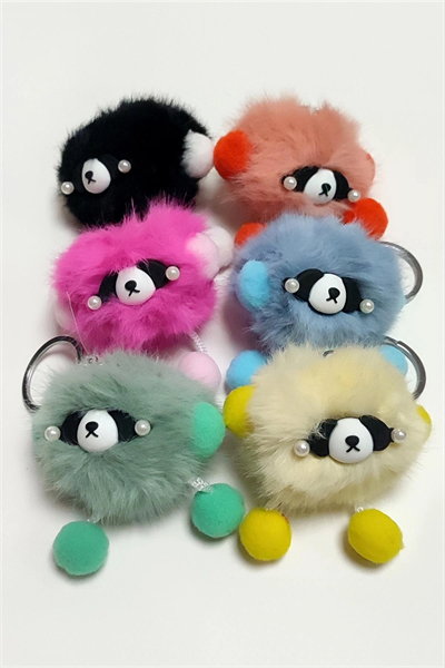 Gözlüklü Peluş Anahtarlık