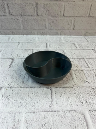 Gri Çerezlik Kase Seti Modern Bölmeli Sunum Tasarımı