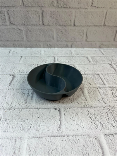 Gri Çerezlik Kase Seti Modern Bölmeli Sunum Tasarımı