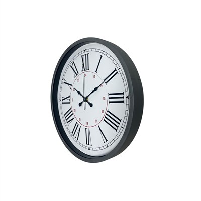 Gri Dekoratif 36 Cm Duvar Saati