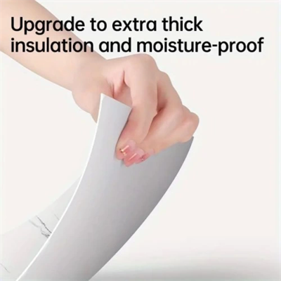 Gri Mermer Desen Duvar Sticker (30x30)