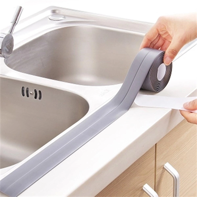 Gri Su Sızdırmaz Banyo Mutfak Lavabo Küvet İzolasyon Şerit Bant Bx40