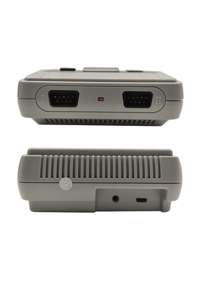 Gri renkli mini retro video oyun konsolu 620 yerleşik oyunlu Bluetooth özelliksiz