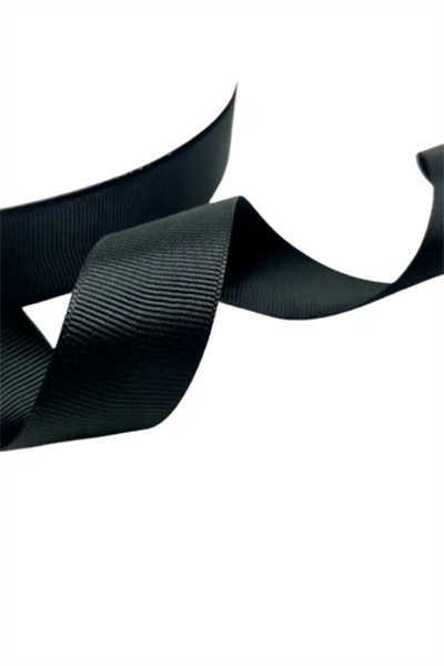 Grogren Kurdele 1 Cm 10 Metre Siyah