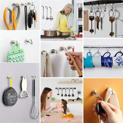 Güçlü Manyetik Mutfak,Banyolar İçin Çok Amaçlı 2'li Magnet Askı (3936)