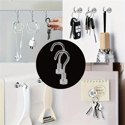 Güçlü Manyetik Mutfak,Banyolar İçin Çok Amaçlı 2'li Magnet Askı (3936)