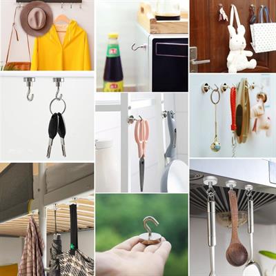 Güçlü Manyetik Mutfak,Banyolar İçin Çok Amaçlı 2'li Magnet Askı (3936)