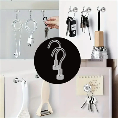 Güçlü Manyetik Mutfak,banyolar İçin Çok Amaçlı 2'li Magnet Askı Bx40