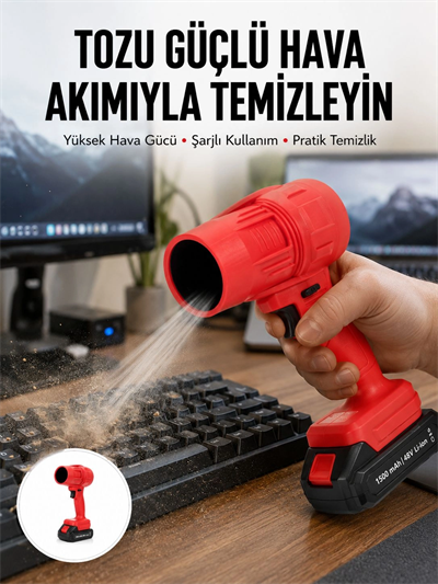Güçlü Motorlu Elektrikli Toz Alma ve Temizleme Aleti Yeni Nesil