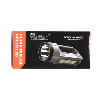 Güçlü Şarjlı Fener Masa Lambası Wt-603
