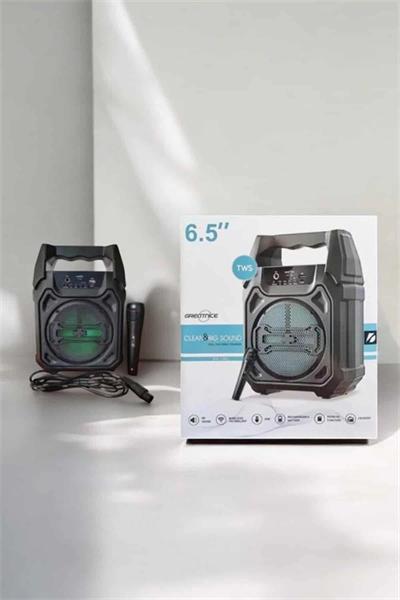 Güçlü ve Şarj Edilebilir Bluetooth Hoparlör 6.5 İnç