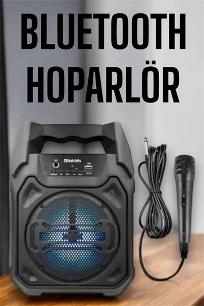 Güçlü ve Şarj Edilebilir Bluetooth Hoparlör 6.5 İnç
