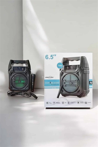 Güçlü ve Şarj Edilebilir Bluetooth Hoparlör 6.5 İnç