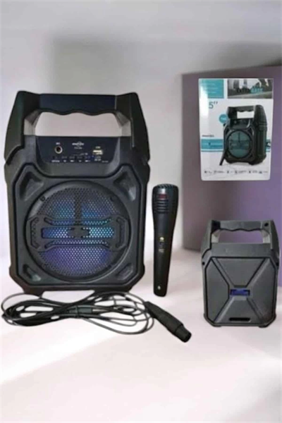 Güçlü ve Şarj Edilebilir Bluetooth Hoparlör 6.5 İnç