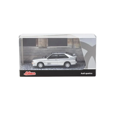 Gumus 1/64 Olcek Audi Quattro Diecast Model Araba - Schuco X Eco Lounge Isbirligi BX-313344