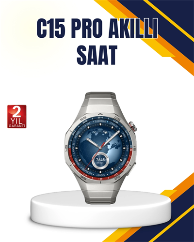 Gümüş Akıllı Saat 46mm Kasa