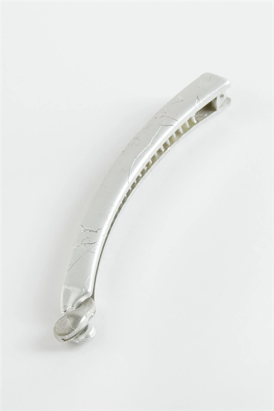 Gümüş Renkli Muz Toka 11 cm